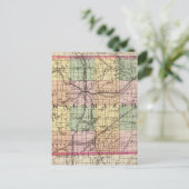 Kaart van Kalamazoo County, Michigan (Staand voorkant)