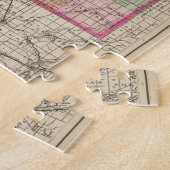 Kaart van Kalamazoo County, Michigan Legpuzzel (Zijkant)