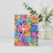 Kaart van Kampala, Oeganda (Staand voorkant)