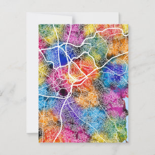 Kaart van Kampala, Oeganda