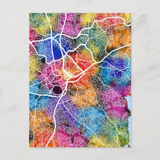 Kaart van Kampala, Oeganda (Voorkant)