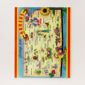 Kaart van Kansas 16x20 Legpuzzel (Verticaal)