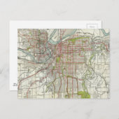 kaart van Kansas City Missouri (1920) (Voorkant / Achterkant)