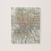  kaart van Kansas City Missouri (1920) Legpuzzel (Verticaal)