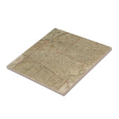  kaart van Kansas City Missouri (1935) Tegeltje (Zijkant)