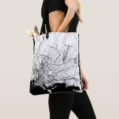 Kaart van Karachi, Pakistan Tote Bag (Dichtbij)