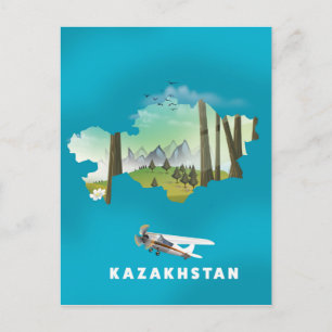 Kaart van Kazachstan