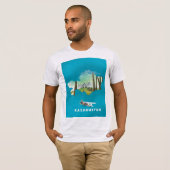 Kaart van Kazachstan T-shirt (Voorkant volledig)