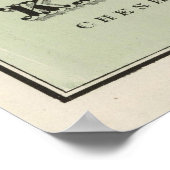  kaart van Keene New Hampshire (1877) Poster (Hoek)