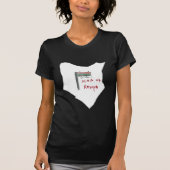 Kaart van Kenia T-shirt (Voorkant)