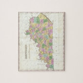  kaart van Kentucky (1827) Legpuzzel (Verticaal)