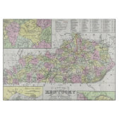 kaart van Kentucky (1850) Snijplank (Voorkant)