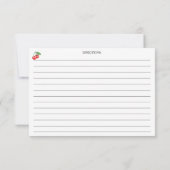 Kaart van kerry Botanical Recipe (Achterkant)