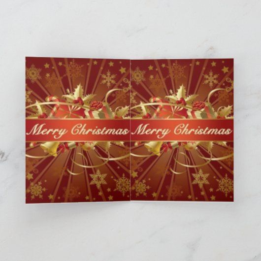 Kaart van Kerstmis (Binnen)