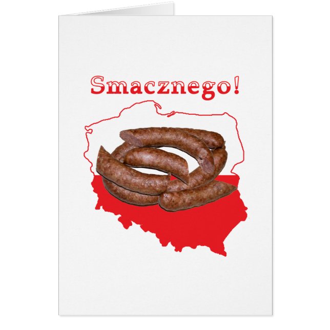 Kaart van Kielbasa Smacznego (Voorkant)