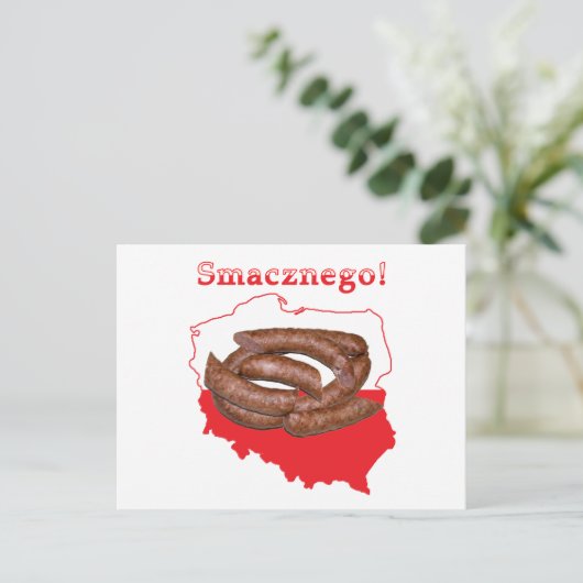 Kaart van Kielbasa Smacznego (Staand voorkant)