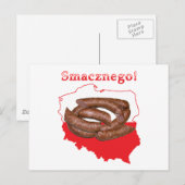 Kaart van Kielbasa Smacznego (Voorkant / Achterkant)