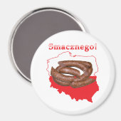 Kaart van Kielbasa Smacznego Magneet (Voorkant / Achterkant)