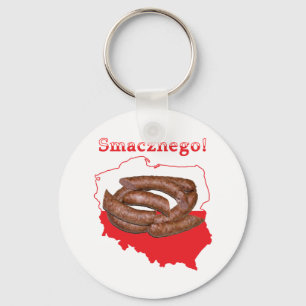 Kaart van Kielbasa Smacznego Sleutelhanger