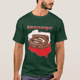 Kaart van Kielbasa Smacznego T-shirt