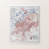  kaart van Kiev Ukraine (1918) Legpuzzel (Verticaal)