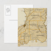 Kaart van Knox County (Voorkant / Achterkant)