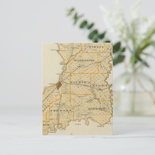 Kaart van Knox County (Staand voorkant)