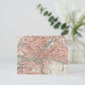  kaart van Königsberg Duitsland (1905) (Staand voorkant)