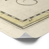  kaart van Kreta Griekenland (1665) Poster (Hoek)