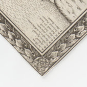 kaart van Kreta Griekenland (1680) Fleece Deken (Hoek)