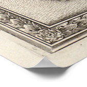 kaart van Kreta Griekenland (1680) Poster (Hoek)