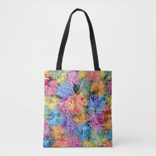 Kaart van Kumasi Ghana Tote Bag