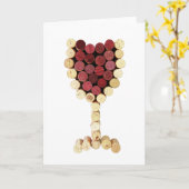 Kaart van kurkwijn (Gele Bloem)