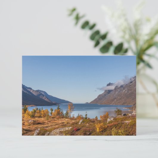 Kaart van Kvaloya Island (Staand voorkant)