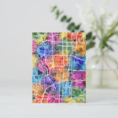 Kaart van Kyoto Japan (Staand voorkant)