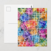 Kaart van Kyoto Japan (Voorkant / Achterkant)