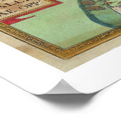 Kaart van La Rochelle uit "Civitates Orbis Terraru Poster (Hoek)