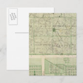 Kaart van Lagrange County met La Grange, Lima (Voorkant / Achterkant)