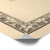  kaart van Lancaster PA (1864) Poster (Hoek)