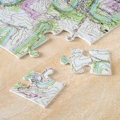  kaart van Lancaster Pennsylvania (1956) 2 Legpuzzel (Zijkant)