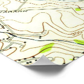  kaart van Lancaster Pennsylvania (1956) Poster