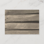 Kaart van landelijke Barn Wood Wedding RSVP Respon (Achterkant)