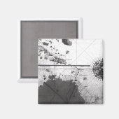 Kaart van landen magneet (Voorkant / Achterkant)