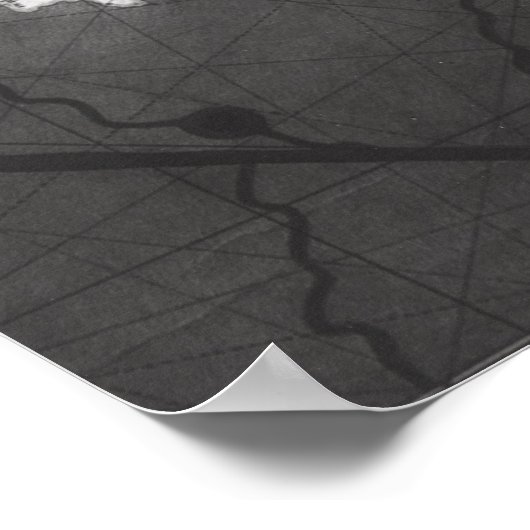 Kaart van landen poster (Hoek)