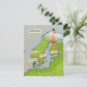 Kaart van Lapland (Staand voorkant)