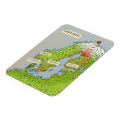 Kaart van Lapland Magneet (Linkerzijde)