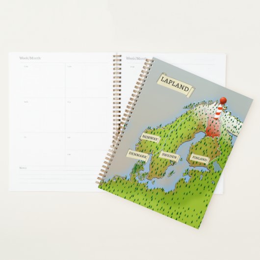 Kaart van Lapland Planner (Display)