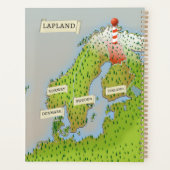 Kaart van Lapland Planner (Achterkant)