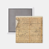 Kaart van Le Sueur County, Minnesota Magneet (Voorkant / Achterkant)