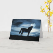 Kaart van ledige paarden, prachtige paarden en maa (Gele Bloem)